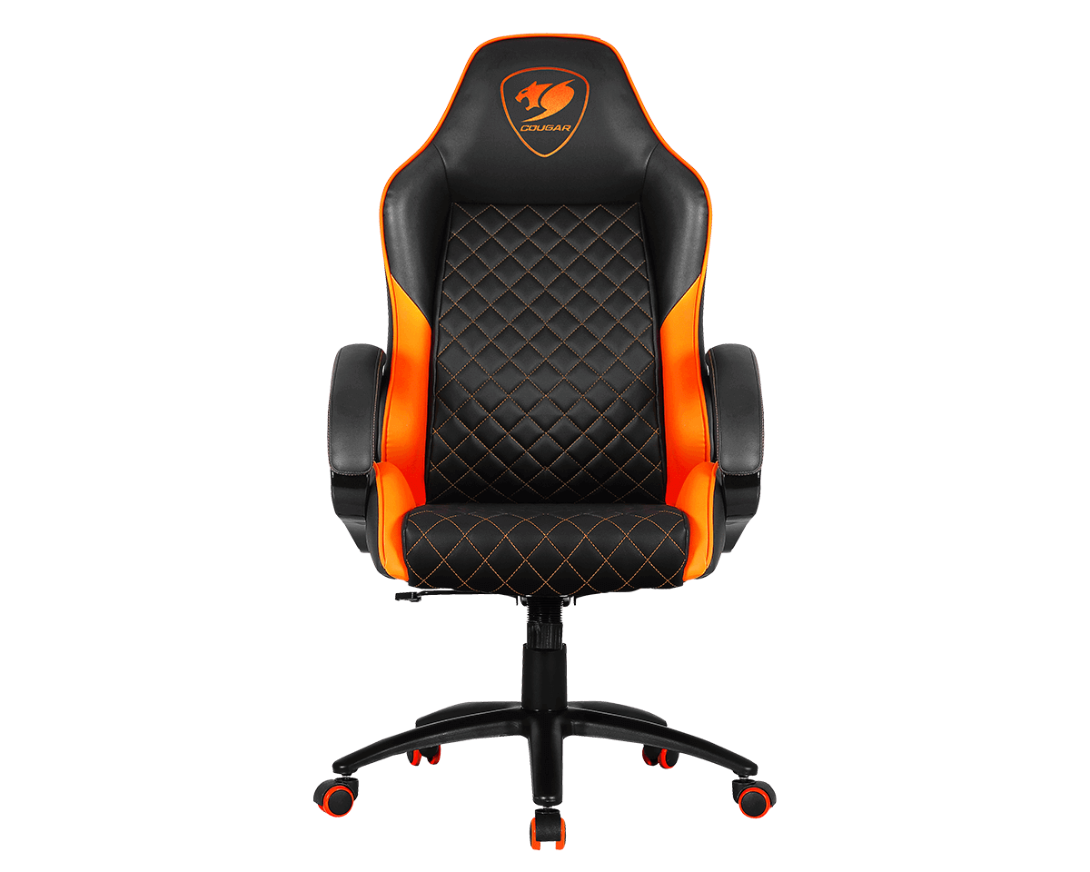Cougar Fusion gaming chair facing forward