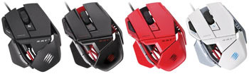 Mad Catz R.A.T. 3 Gaming Mouse - Available in Four Colors