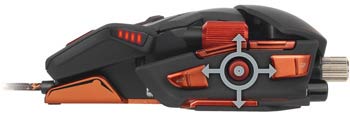 Mad Catz M.M.O. 7 Gaming Mouse - Unique 5D Button Enables 5 Commands with a Single Control
