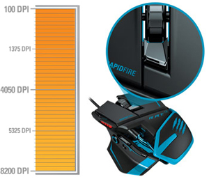 Mad Catz® R.A.T. TE™ Gaming Mouse for PC and Mac