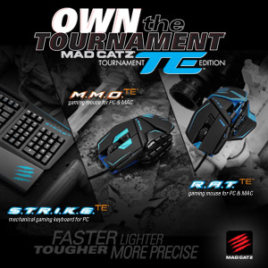 Mad Catz® R.A.T. TE™ Gaming Mouse for PC and Mac