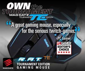 Mad Catz® R.A.T. TE™ Gaming Mouse for PC and Mac
