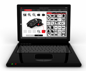 Mad Catz Office R.A.T. MCB437240013/04/1 Red Bluetooth Wireless Laser ...