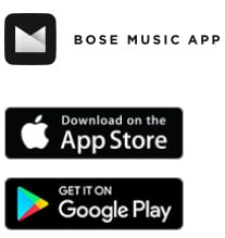 Bose Music app icon and AppStore icon and GooglePlay icon