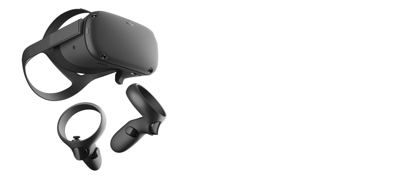 Oculus Rift S Gear Angled to the Right