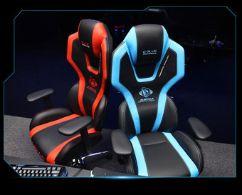 E-Blue PC - Gaming Chair - Auroza Gaming Chair-BLUE
