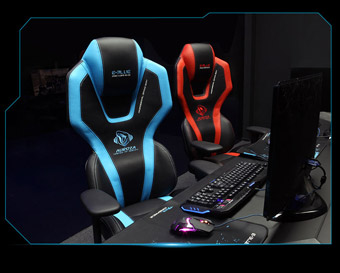 E-Blue PC - Gaming Chair - Auroza Gaming Chair-BLUE