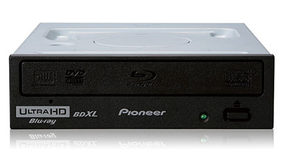 Pioneer BDR-211UBK 4K UHD Blu-Ray Burner
