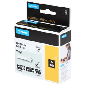 Dymo IND Vinyl Labels 1/2inch