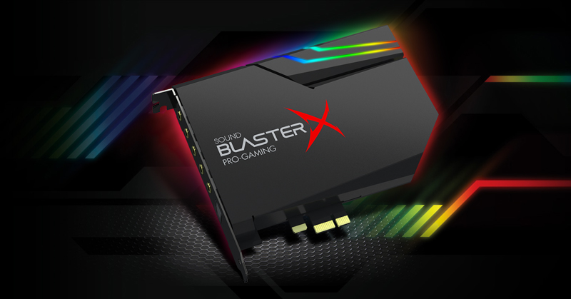 Creative Sound BlasterX AE-5 RGB 7.1 Pro Gaming Sound Card