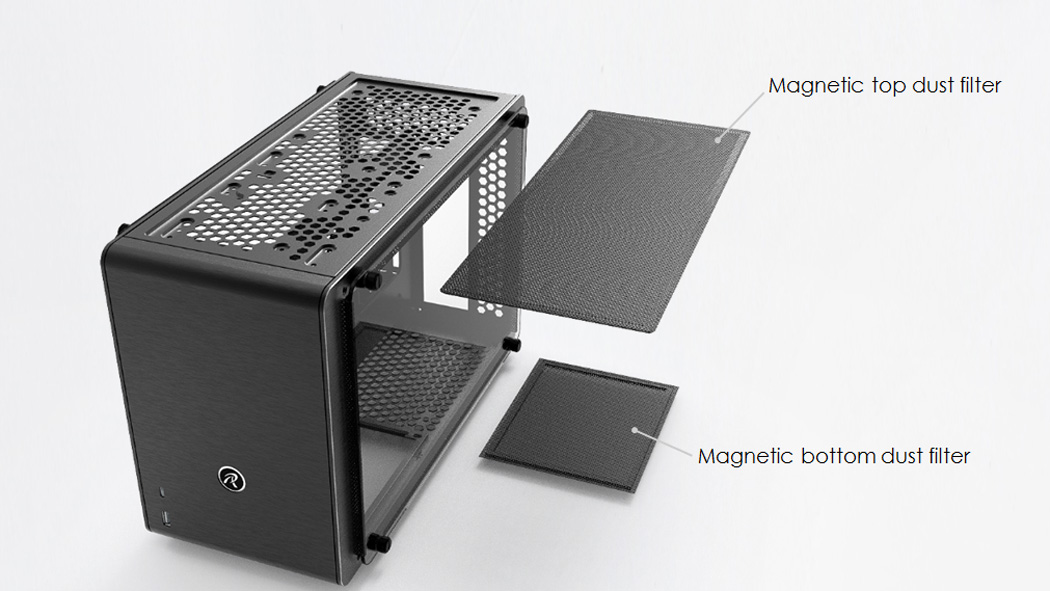 RAIJINTEK OPHION, a SFF Case (Mini-TX) w/ Tempered Glass, Max