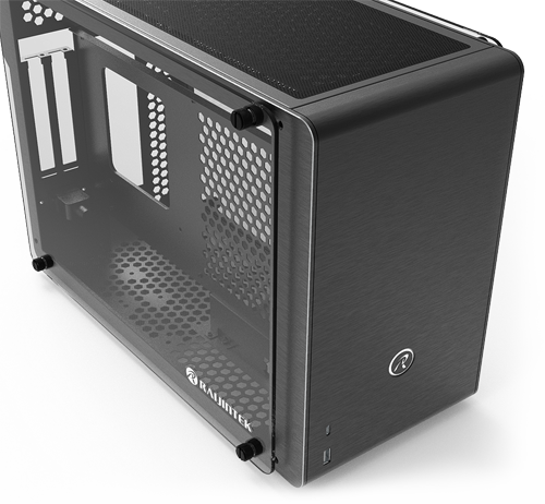 RAIJINTEK OPHION EVO, a SFF Case (Mini-TX) w/ Tempered Glass, Max