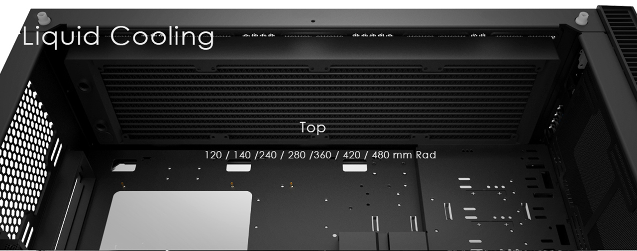 anidees AI Crystal XL AR V2 Tempered Glass Full Tower ATX Case