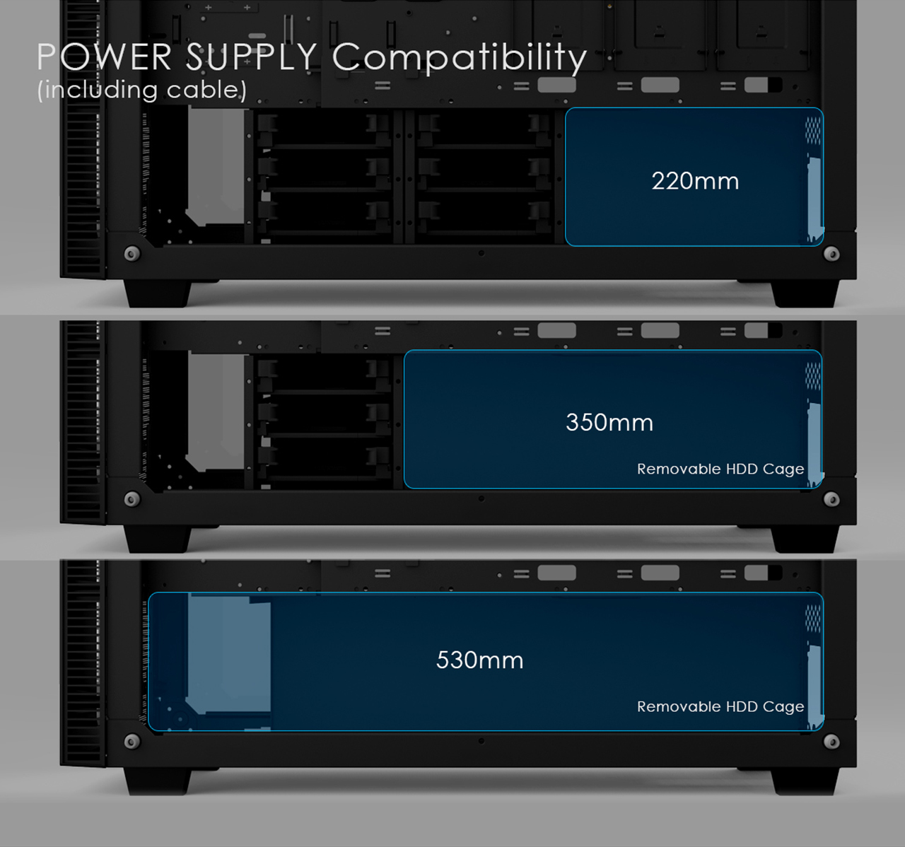 anidees AI Crystal XL AR V2 Tempered Glass Full Tower ATX Case