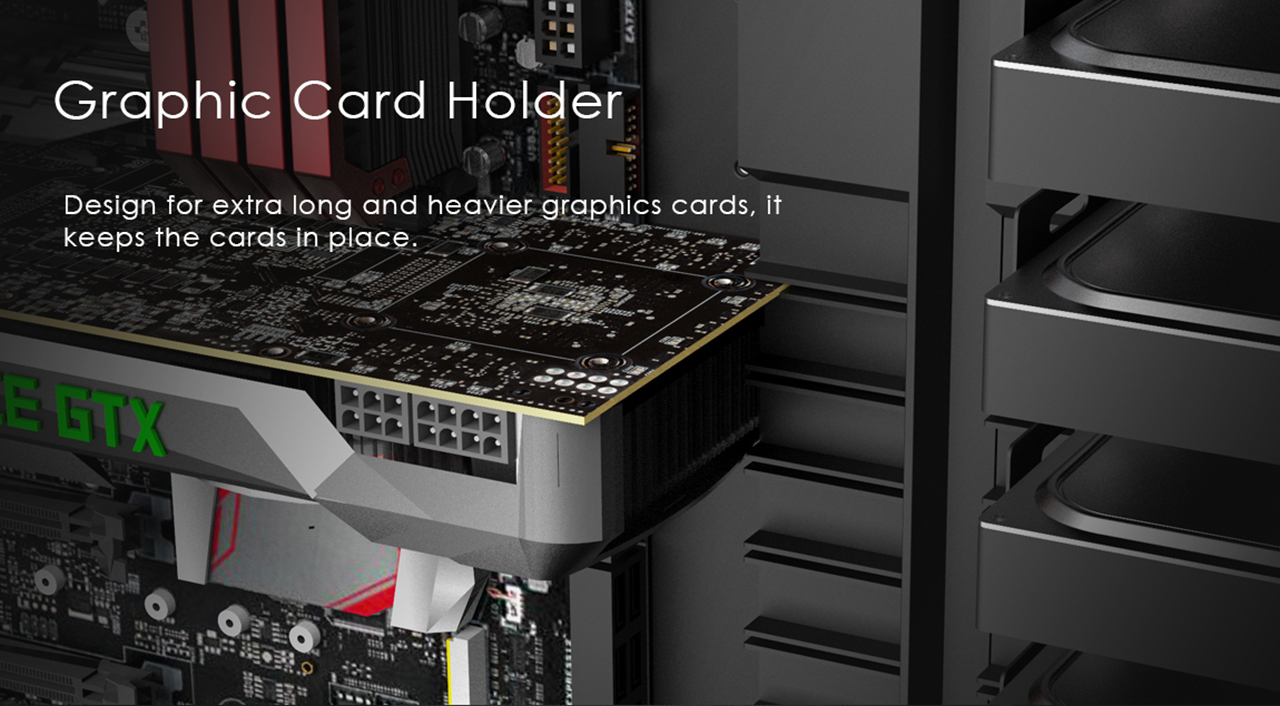 anidees AI Crystal XL AR V2 Tempered Glass Full Tower ATX Case