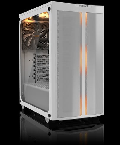 be quiet! Pure | | White | Window Pre-Installed Base case Pure PC 3 Mid Glass Tempered ARGB 500DX Tower ATX | 2 Fans Wings