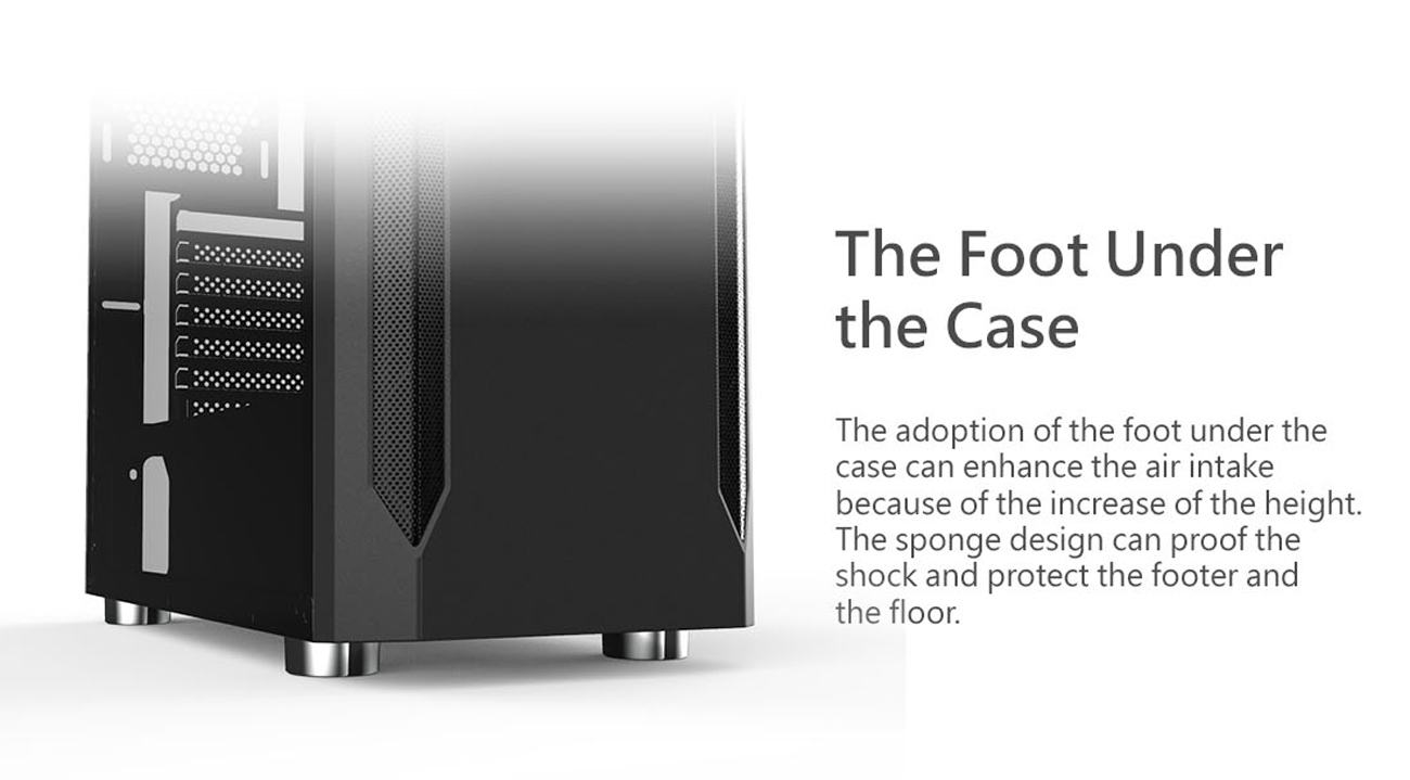 Montech FIGHTER 400 ATX Mid-Tower Computer Gaming Case