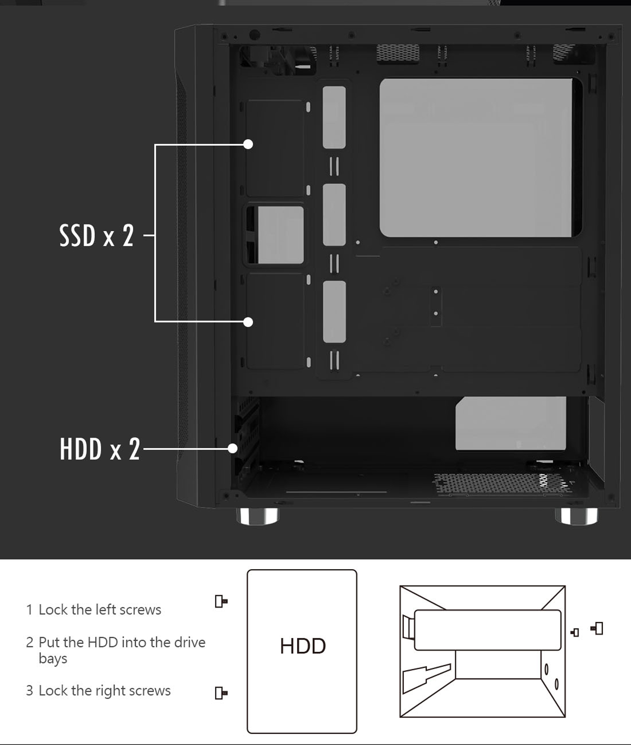 Montech FIGHTER 400 ATX Mid-Tower Computer Gaming Case