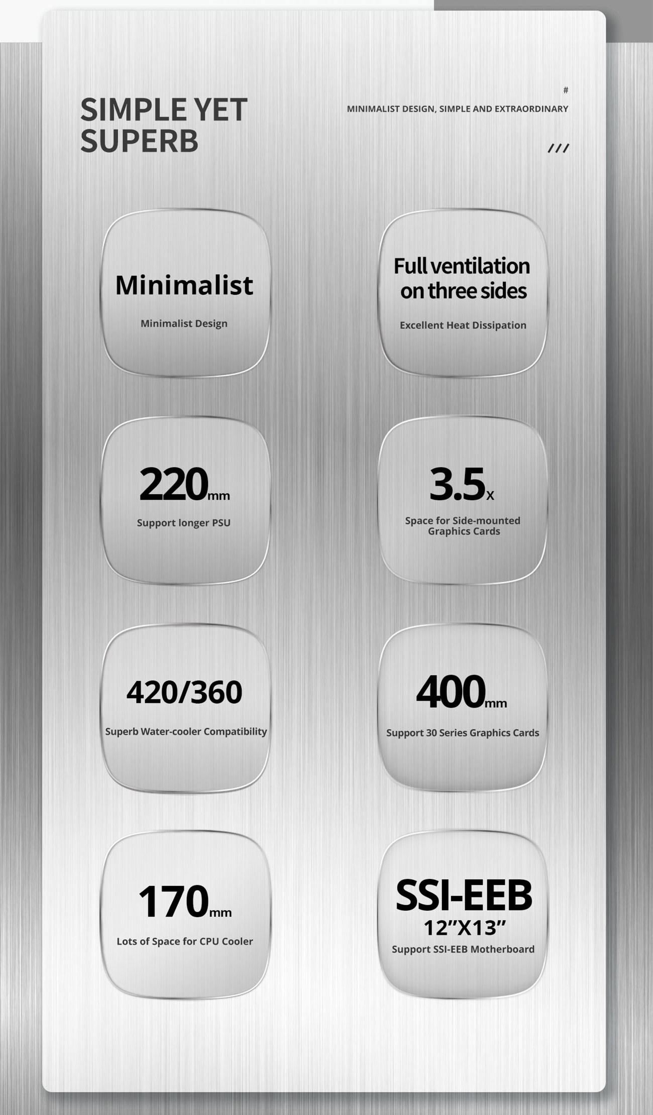 Geometric Future M8 Cowboy Mid Tower Case