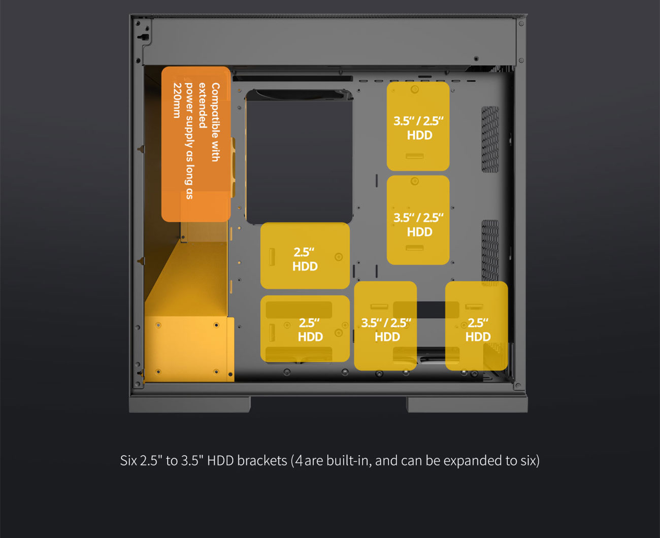 Geometric Future M8 Lohan Black Mid Tower