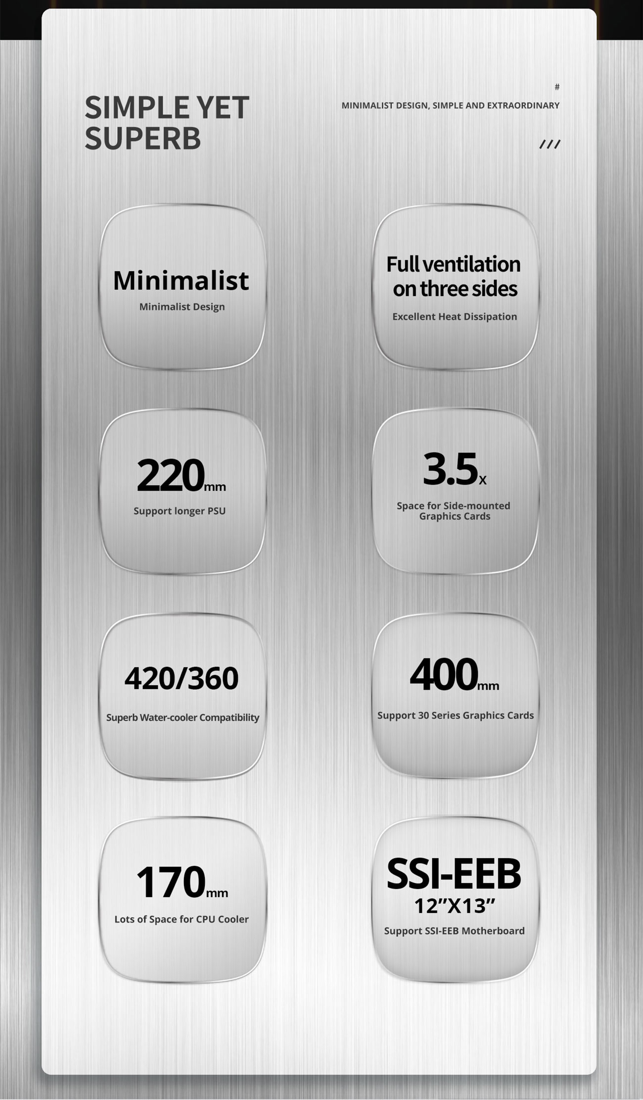 Geometric Future M8 Lohan Black Mid Tower