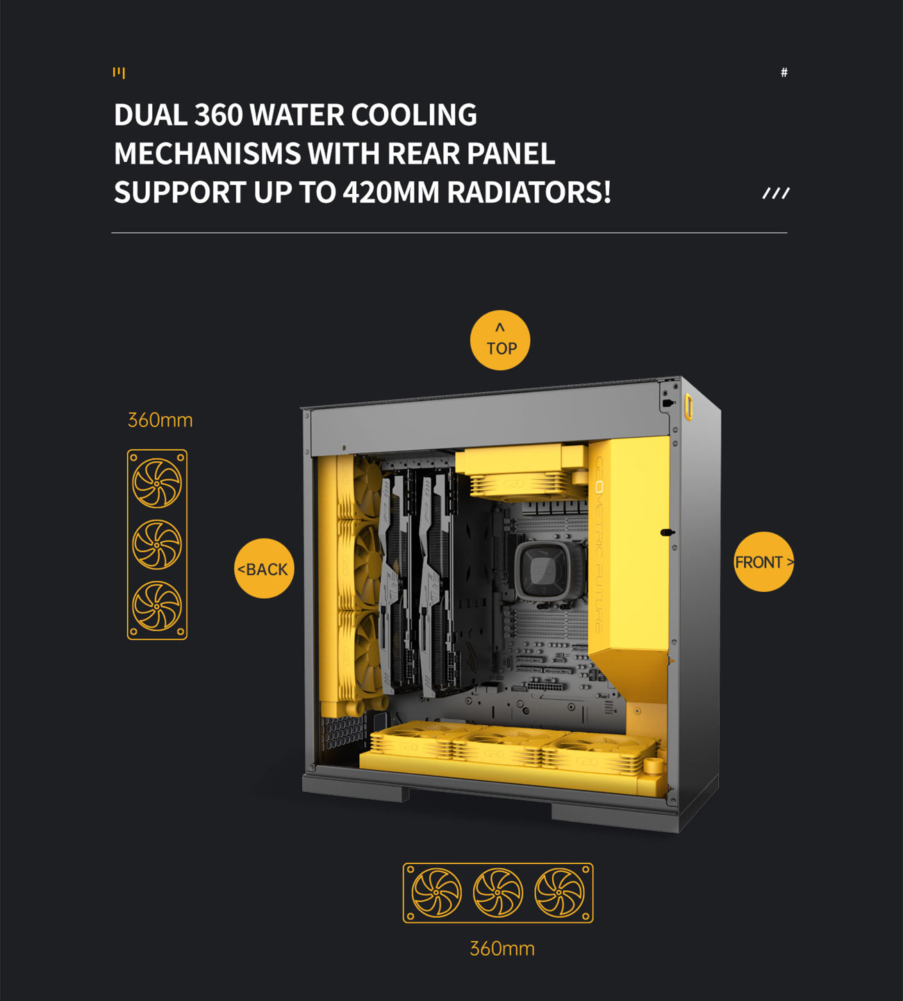 Geometric Future M8 Lohan Black Mid Tower