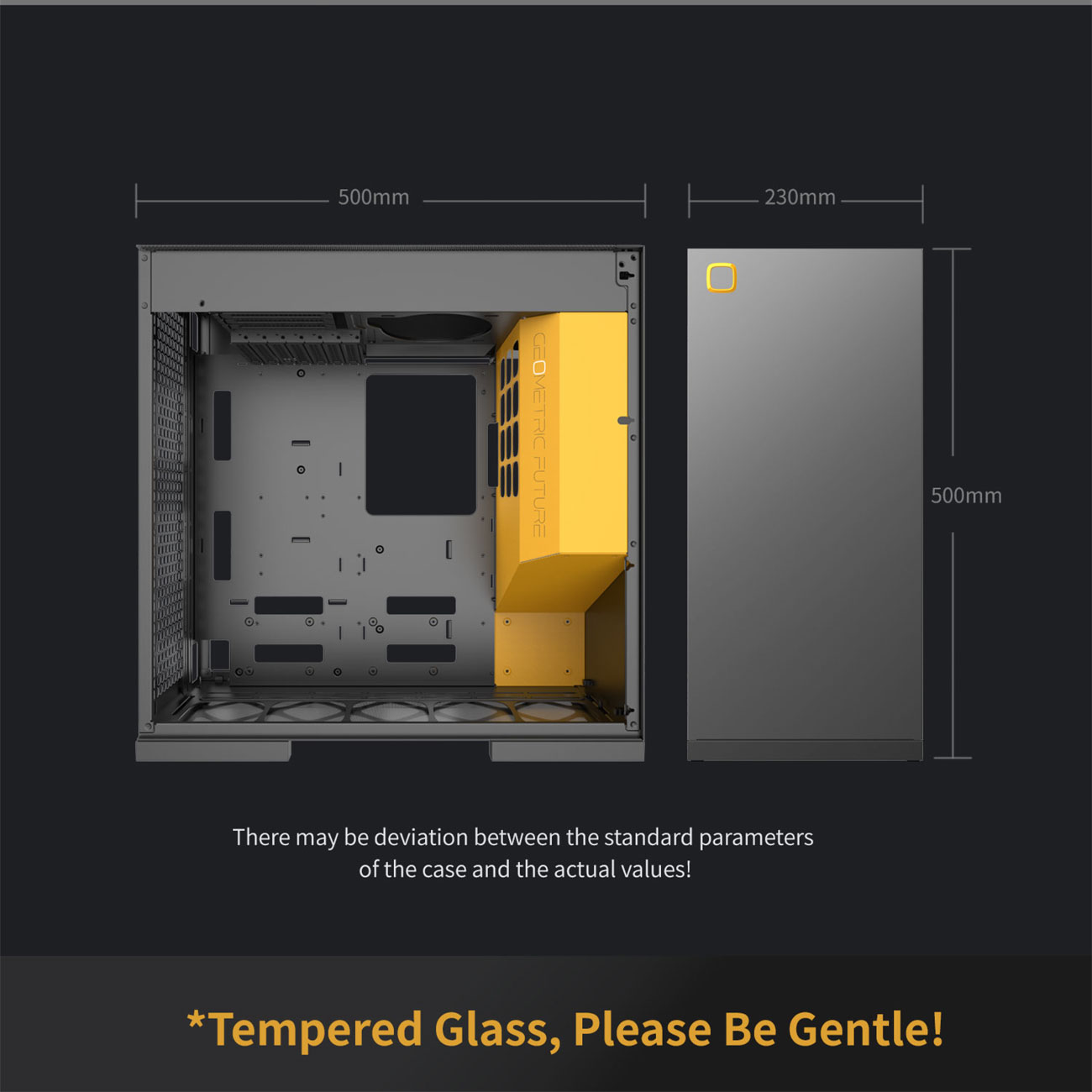 Geometric Future M8 Lohan Black Mid Tower