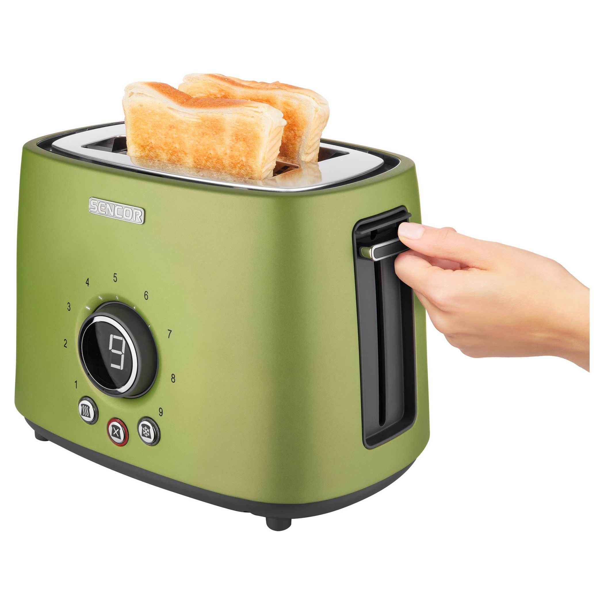 Sencor 2-Slice Purple 800-Watt Toaster at