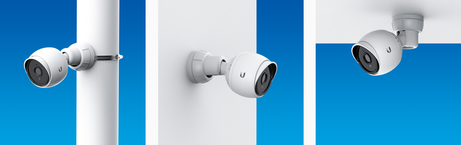 G3 camera can be mounted in different places such as pole, wall or ceiling.
