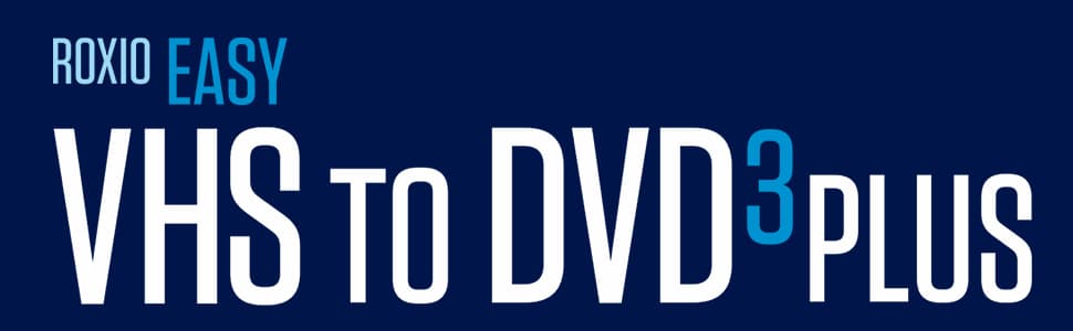 Roxio Easy VHS a DVD 3 Plus  Convertidor de video VHS, Hi8, V8 a