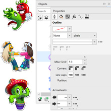 a control panel of the software