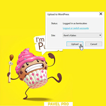 a cartoon with background and an ice cream