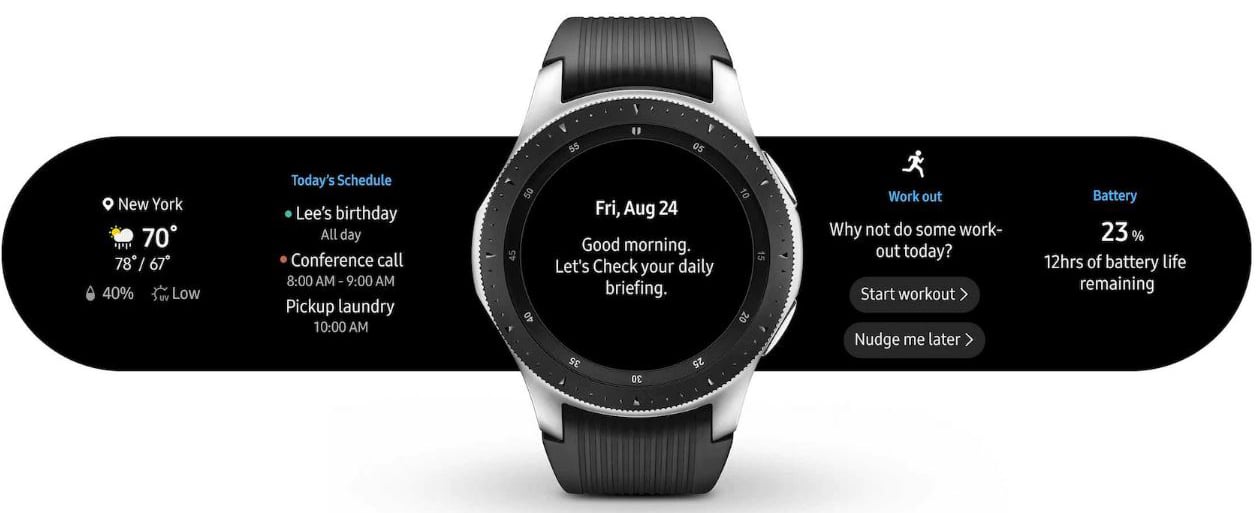 Turn off daily sales briefing galaxy watch