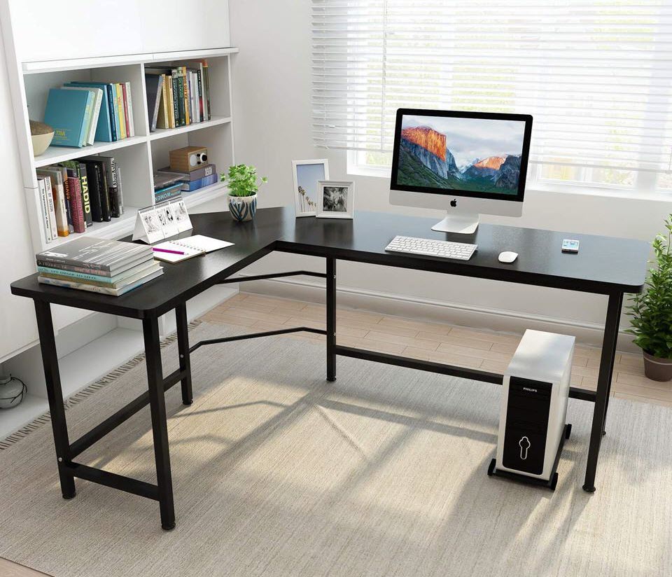 L-shaped Corner Desk-WayHope-a1