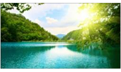 a scenery with flicker-free effect