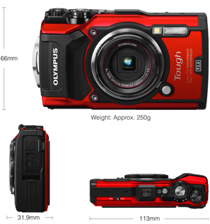 Olympus Tough TG-5, 12 Megapixel, Waterproof, Wide Angle, Compact