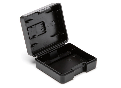 Osmo Action Charging Kit's case opne angled down to the right