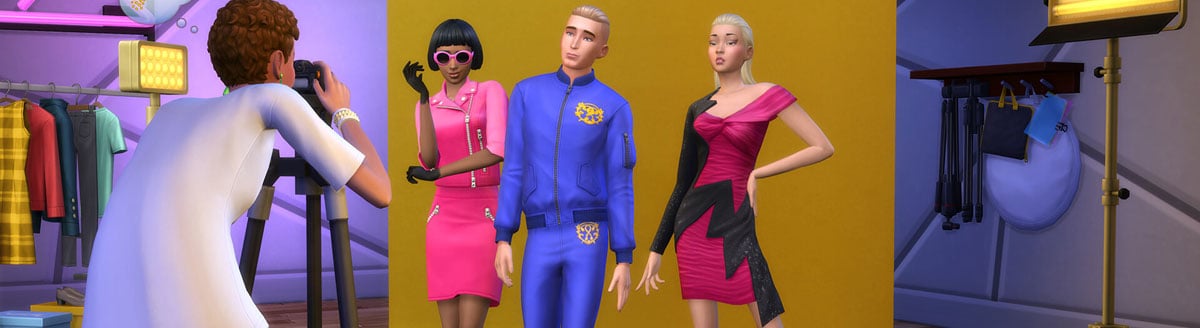 The Sims 4 Moschino Stuff: Photography 101