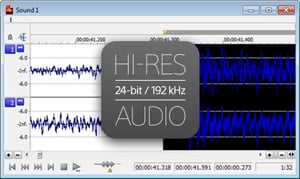 Бит без звука. 24bit vs 32bit Audio. Sound Forge магазин Автозвука Волгоград. Треки 24 bit 192 KHZ. M Audio Studio logo.