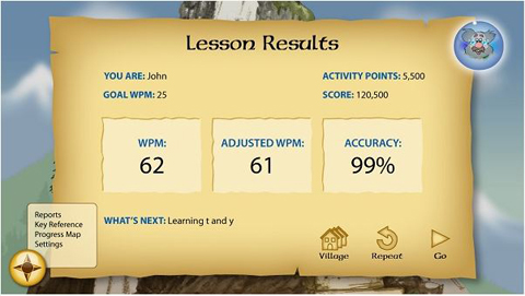 Instant Results Give Kids Incentive to Improve Keyboarding Skills