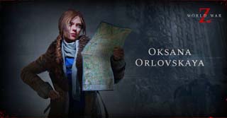 World War Z Character Art Showing Oksana Orlovskaya