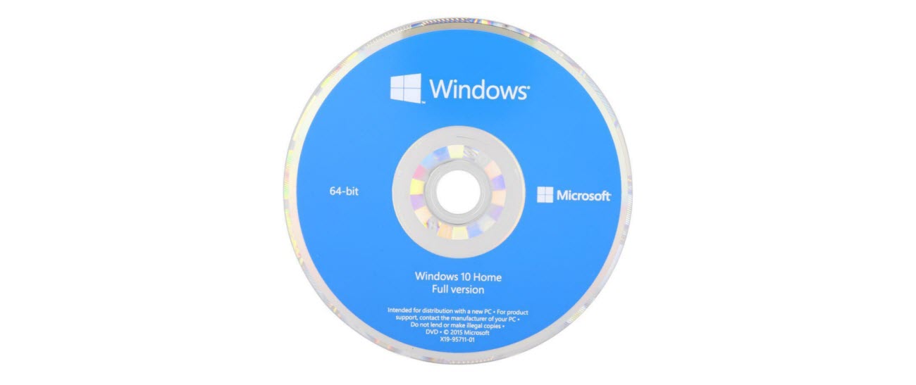 Windows 10 Home 64-Bit Installation Disc