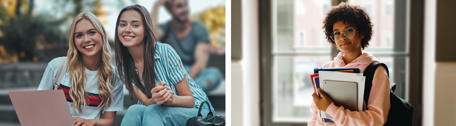 Two pictures use Depth of Field effect