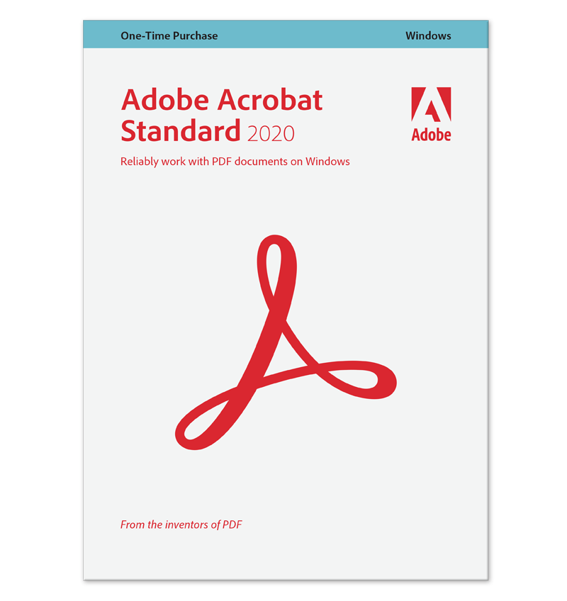 Adobe Acrobat Standard 2020