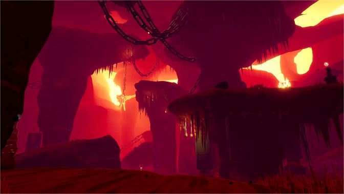 screenshot for Risk of Rain 2 showing a hell-like world