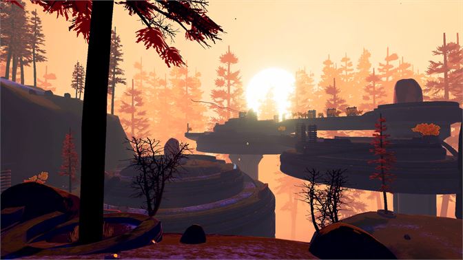 screenshot for Risk of Rain 2 showing a beautiful sunset