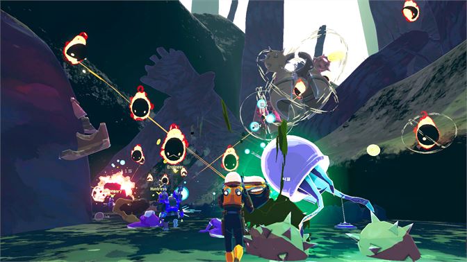 screenshot for Risk of Rain 2 showing fighting scene