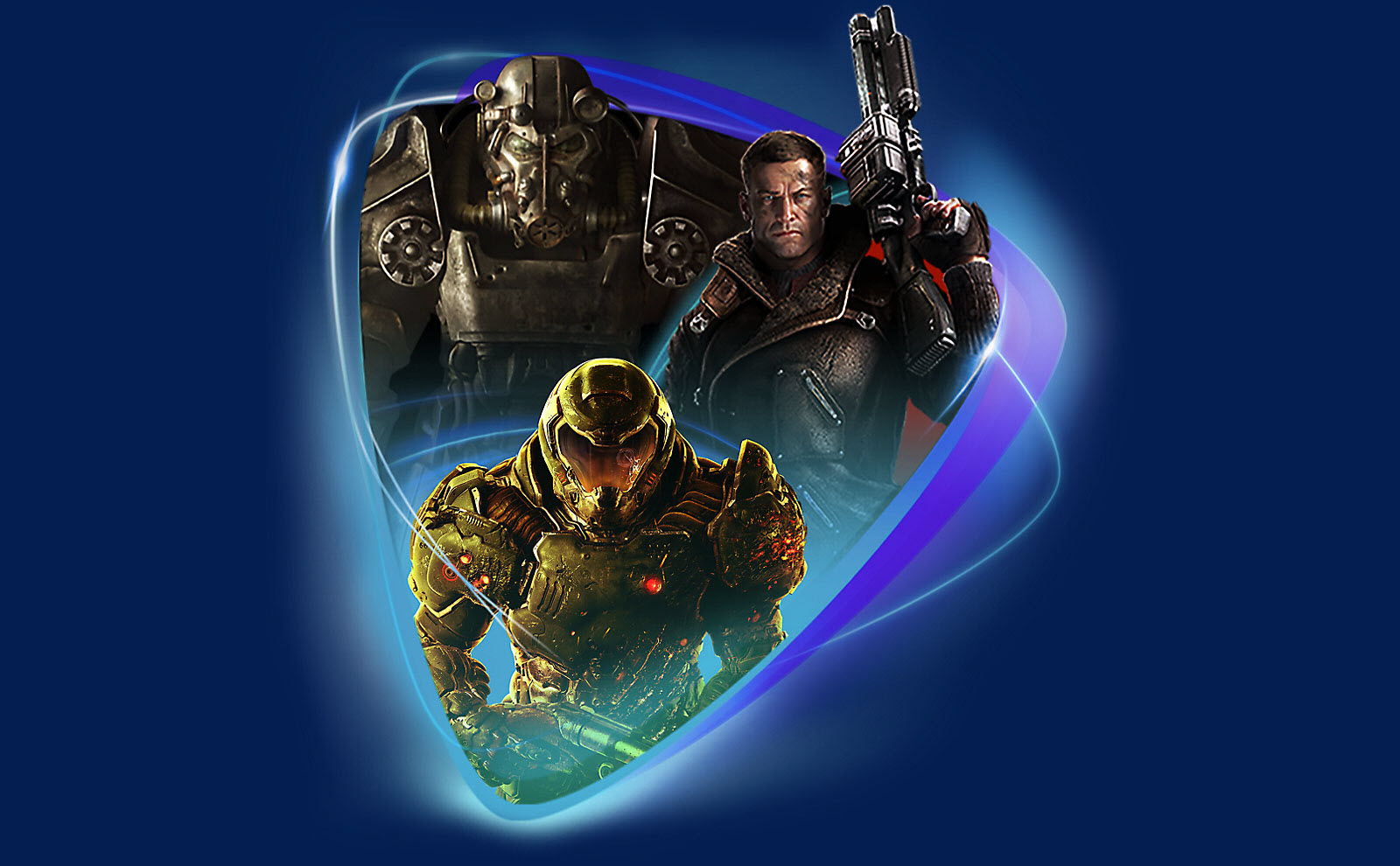 three characters in Fallout 4 game