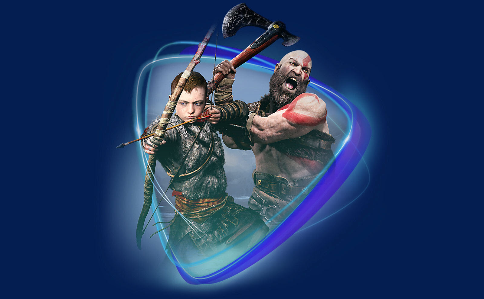 two characters in War God game