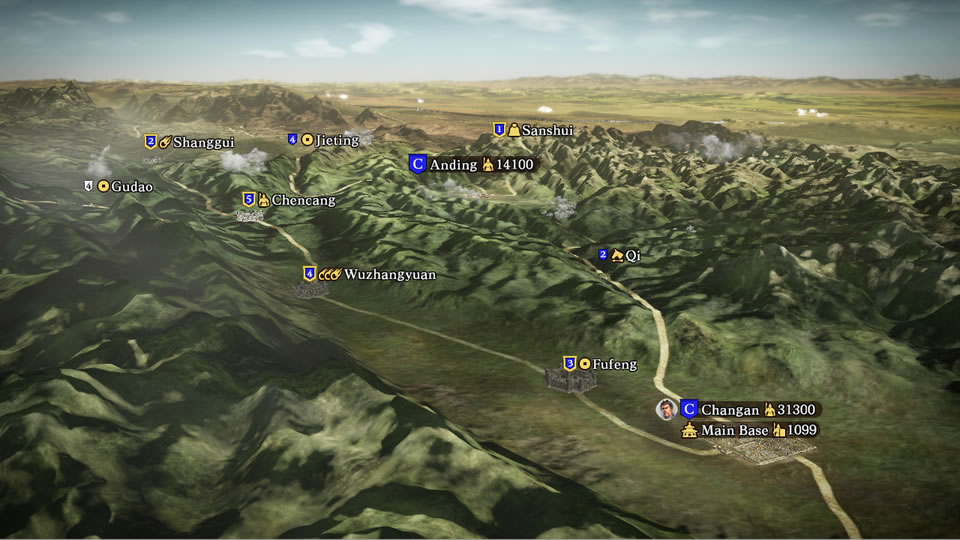 Key Points scattered across the land add a strategic component to the conquest and Ruler's Ordinances add personality to the forces